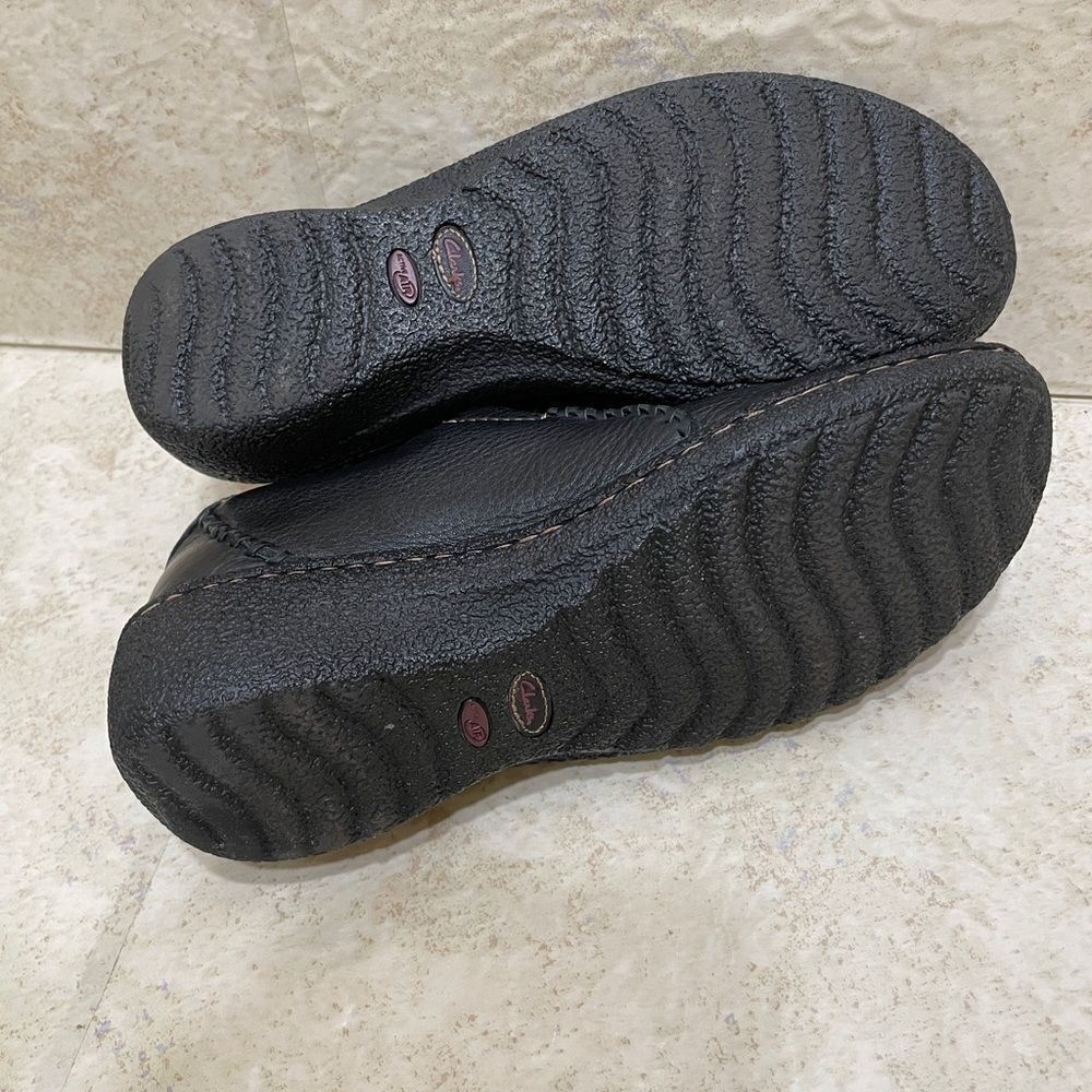 CLARKS ARTISAN INCA MEG IN BLACK LEATHER - Picture 7 of 7